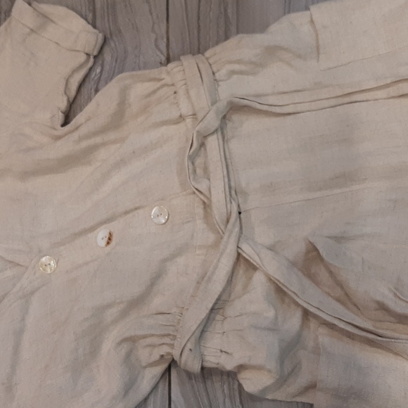 Linen blend jumpsuit - Picture 3 of 6